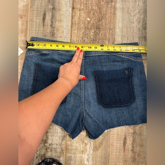 🆕 NWT Anthropologie PILCRO MID-RISE MICRO DENIM SHORTS - Picture 10 of 11